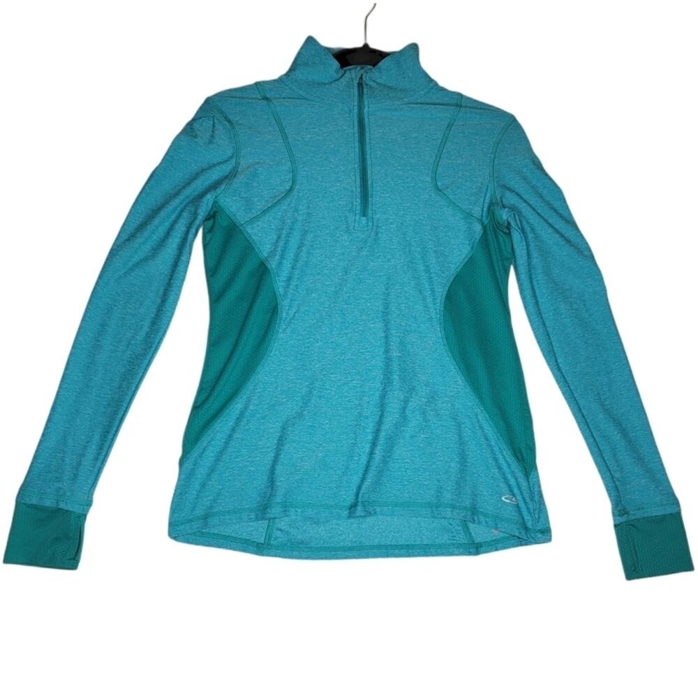 Champion Pullover Athletic Runner Active Top Size Small Petite Thumb Holes
